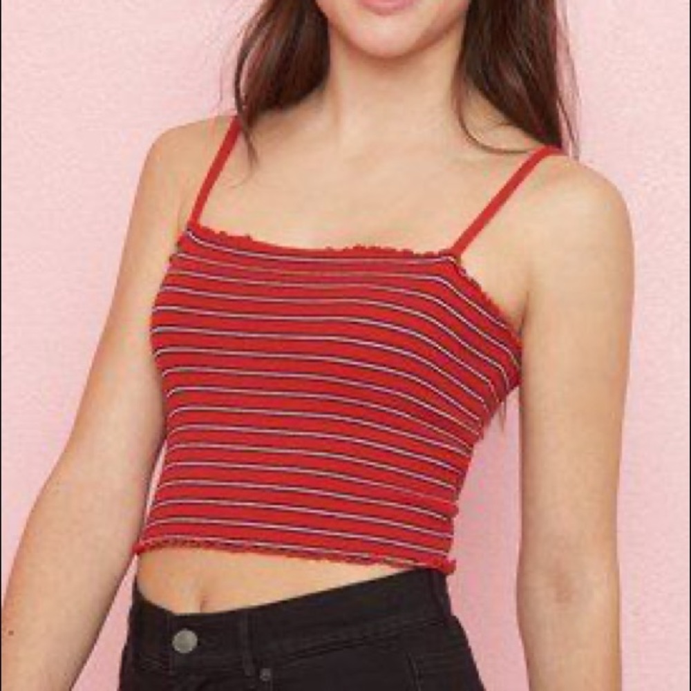 Garage Red Crop Top